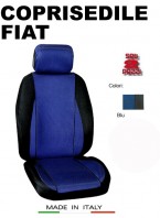Coprisedili Anteriore Sedile Sportivo in Tessuto Traforato per Auto FIAT con AIRbag CHRONO 2Pz.