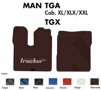 Tappeti su Misura Trucker in Ecopelle per Camion MAN TGA Cabina XL XLX XXL e MAN TGX